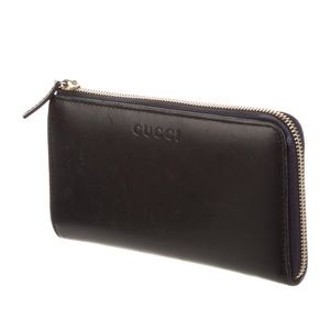 Gucci Navy Blue Leather Wallet- Used